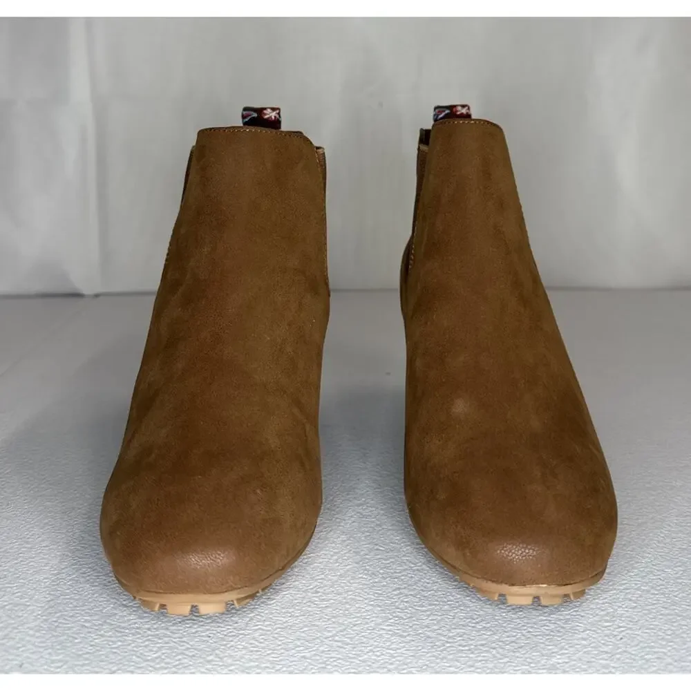 The Pioneer Woman Women's Wedge Bootie Shoes 8.5 Brown